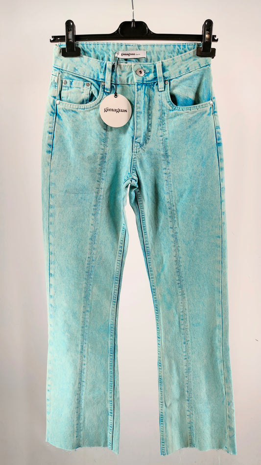 Jeans gimaguas turquesa