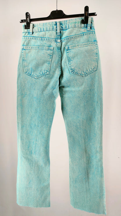 Jeans gimaguas turquesa