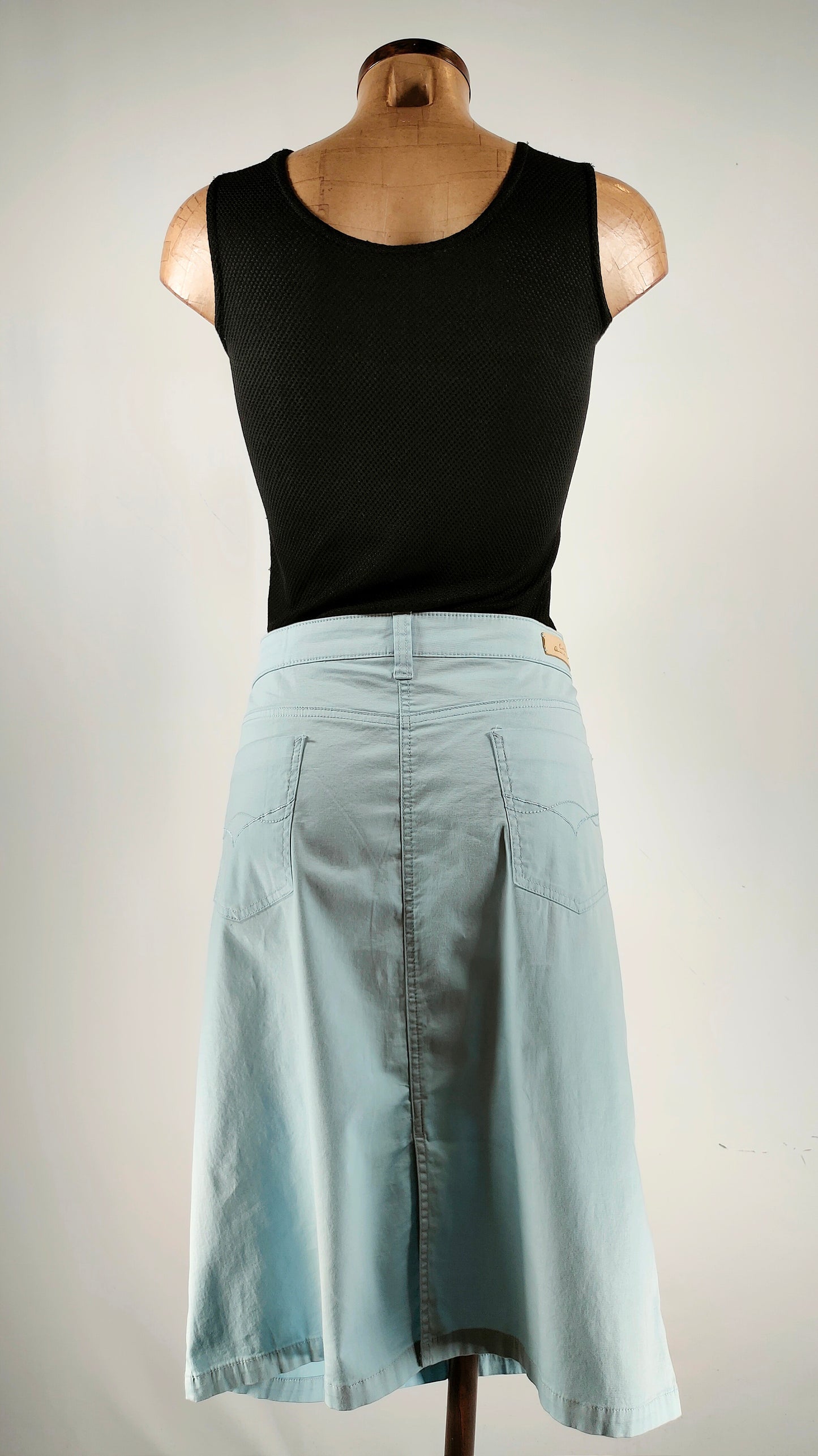 Falda azul Punto Roma