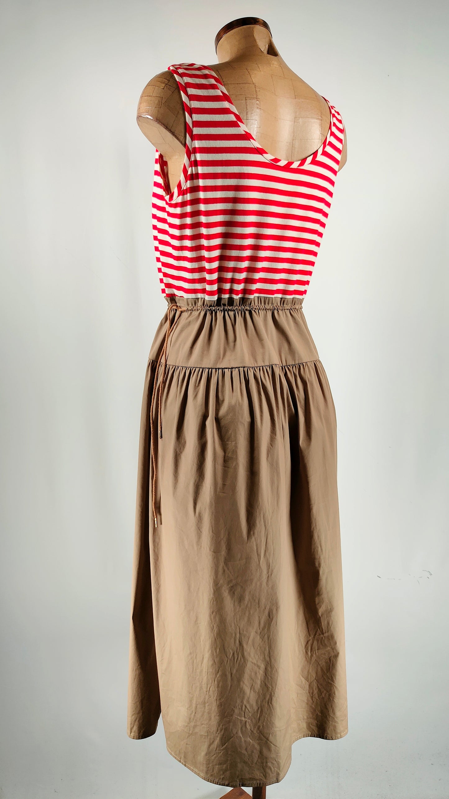 Vestido Civit bimaterial
