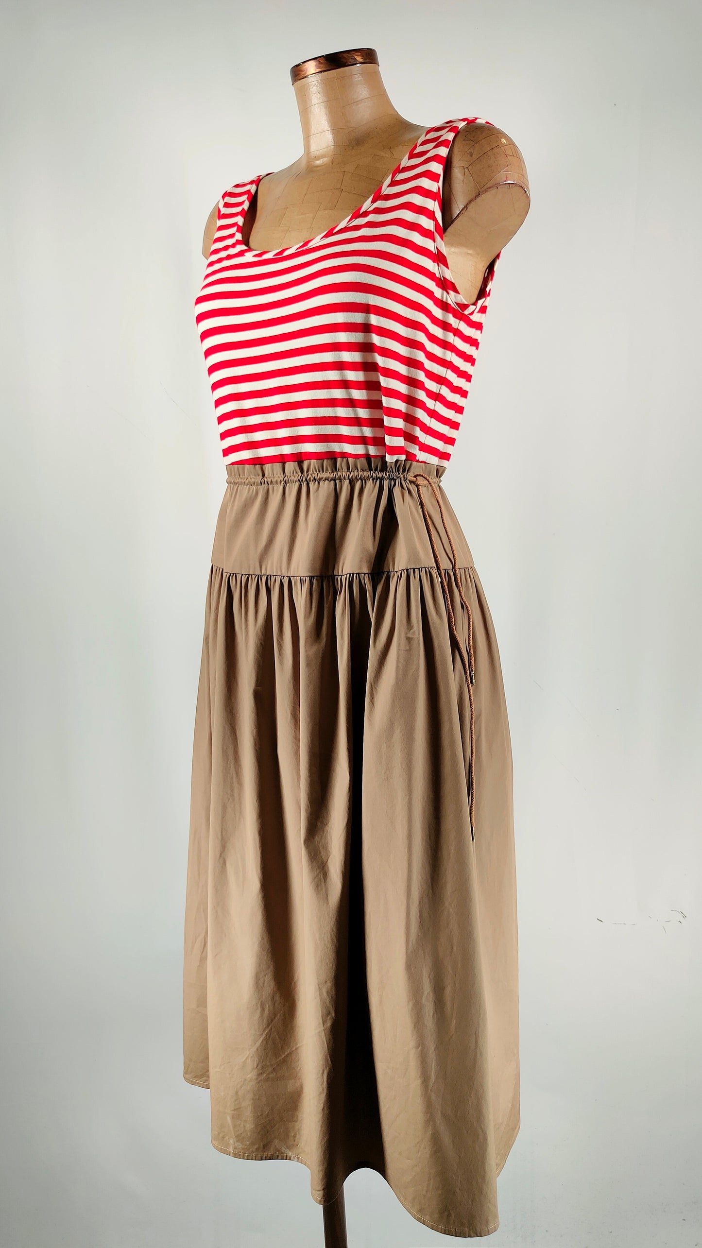 Vestido Civit bimaterial