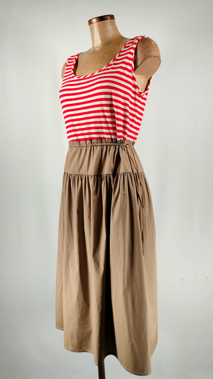 Vestido Civit bimaterial