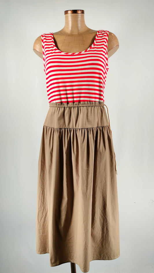 Vestido Civit bimaterial