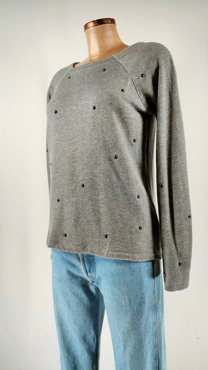 Jersey con tachuelas gris Ikks