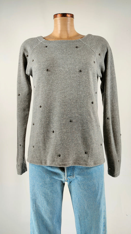 Jersey con tachuelas gris Ikks