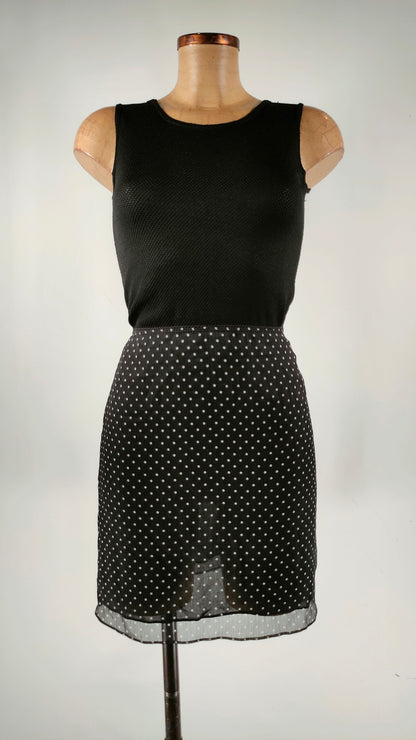 Falda de topos concintura elástica