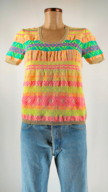 Jersey multicolor del Pozo manga corta