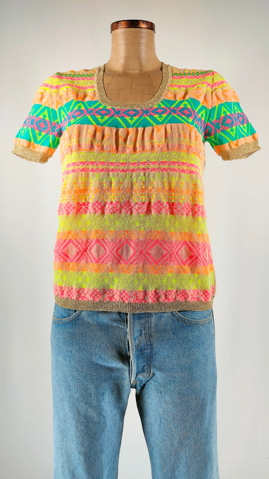 Jersey multicolor del Pozo manga corta