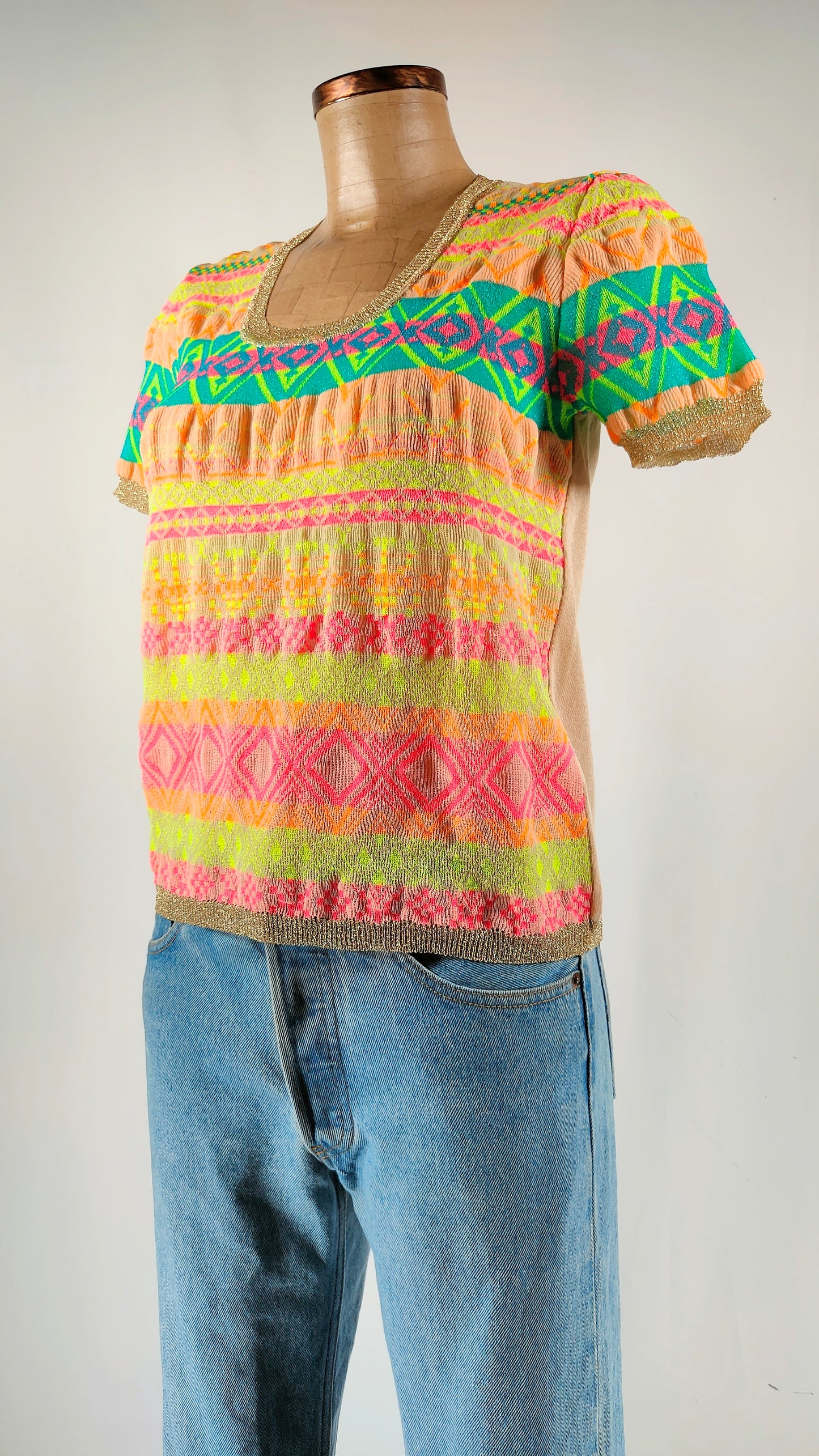 Jersey multicolor del Pozo manga corta