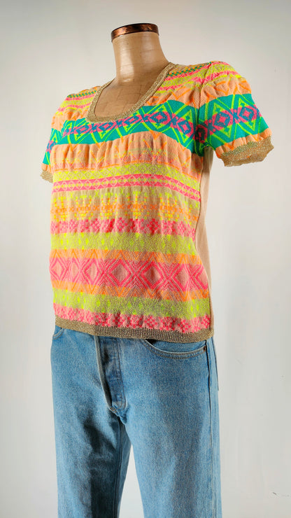 Jersey multicolor del Pozo manga corta