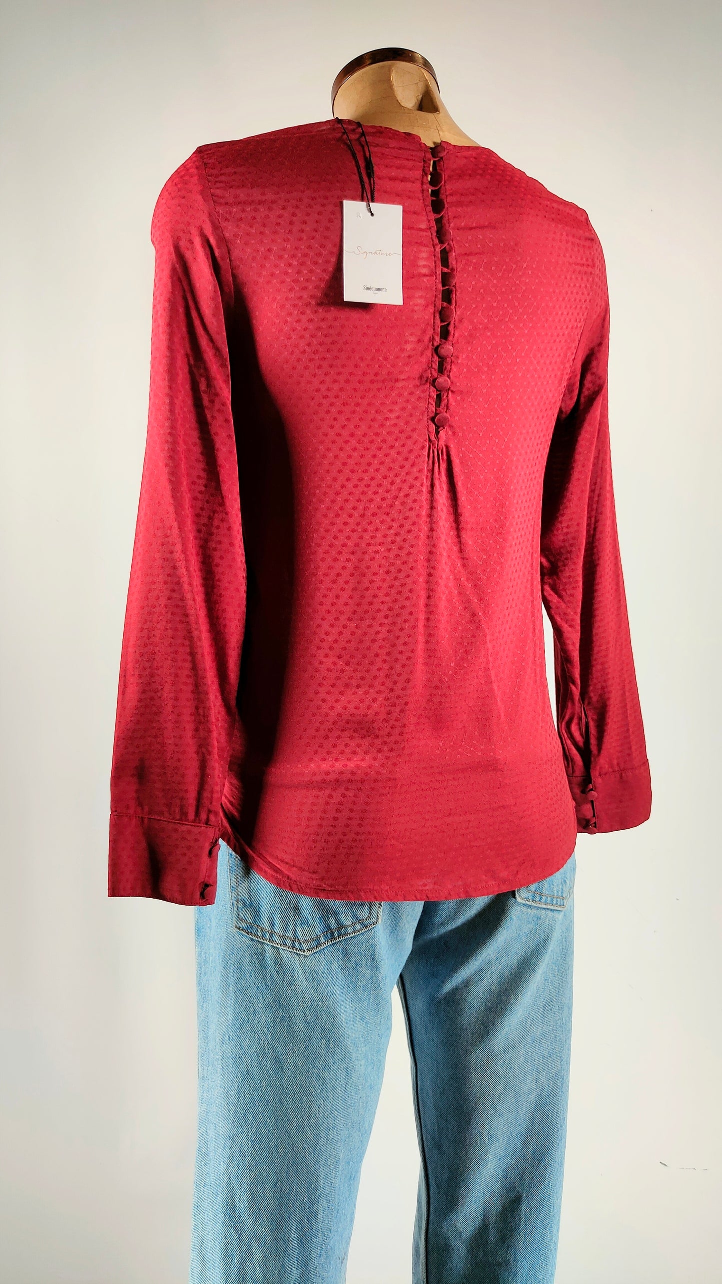 Blusa Sinéquanone cereza