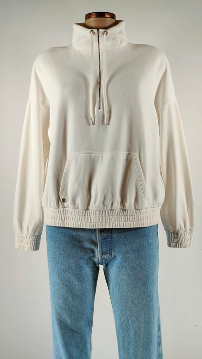 Sudadera Massimo Dutti con capucha y bolsillos