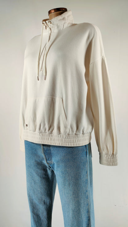 Sudadera Massimo Dutti con capucha y bolsillos