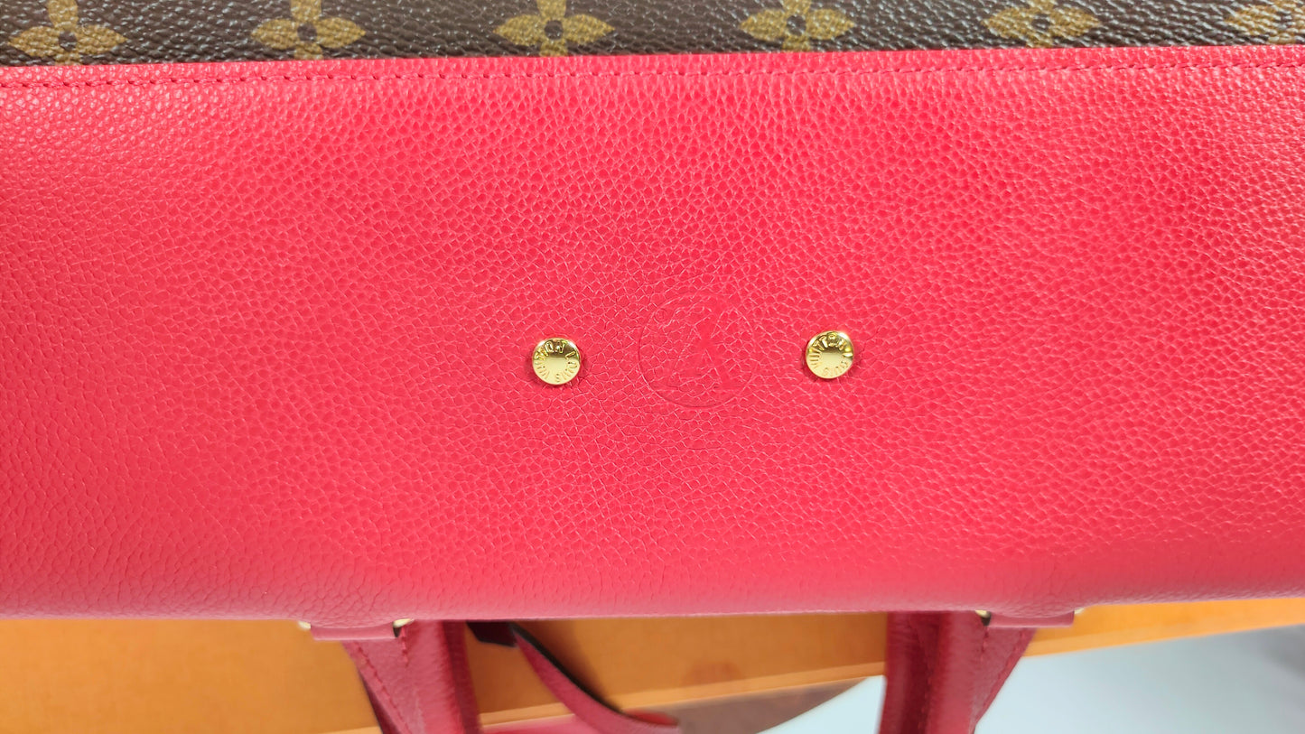 Bolso Louis Vuitton Vénus de cuero rojo