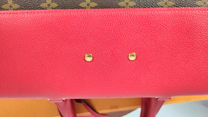 Bolso Louis Vuitton Vénus de cuero rojo