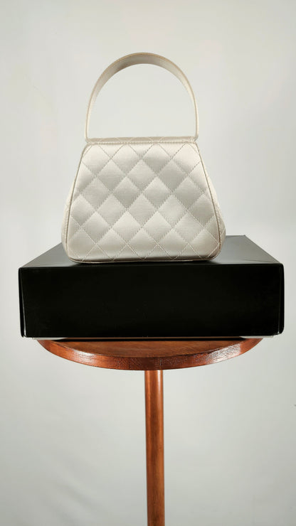 Chanel vintage Satin CC handle bag (Serie 5)