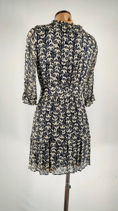 Vestido azul navy Ba&sh