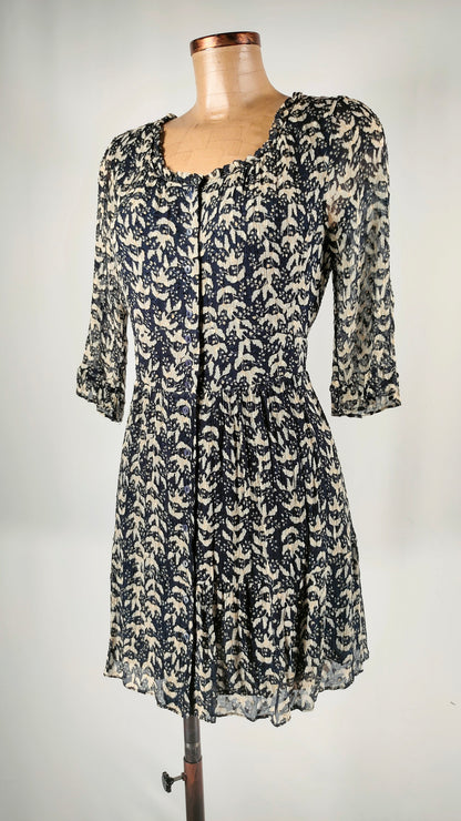 Vestido azul navy Ba&sh