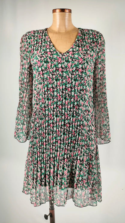 Vestido con falda plisasa la fée maraboutée