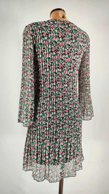 Vestido con falda plisasa la fée maraboutée