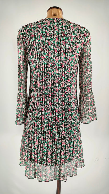 Vestido con falda plisasa la fée maraboutée
