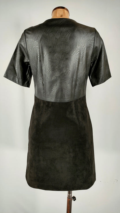 Vestido bimaterial la fée maraboutée
