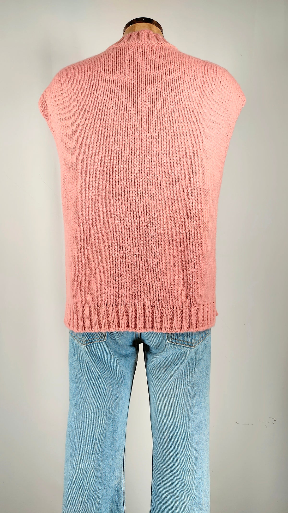 Jersey sin mangas rosa Benetton