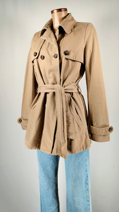 Gabardina trench Mango caqui