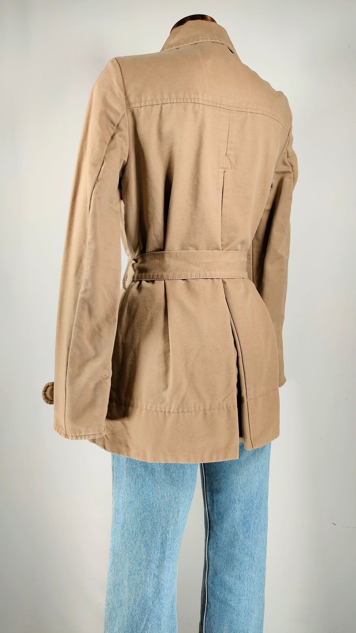 Gabardina trench Mango caqui