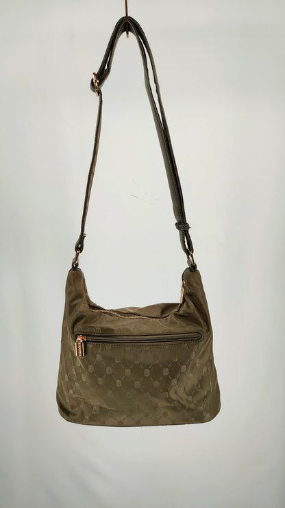 Bolso verde Bossanova con detalles en dorado
