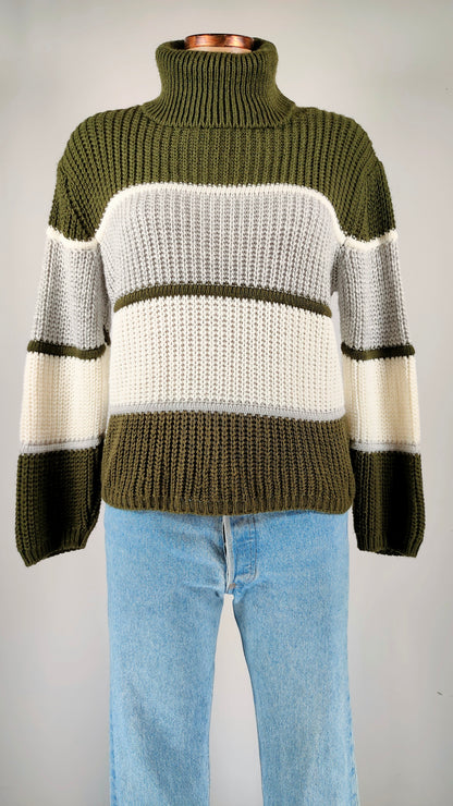 Jersey verde de rayas El Corte Inglés