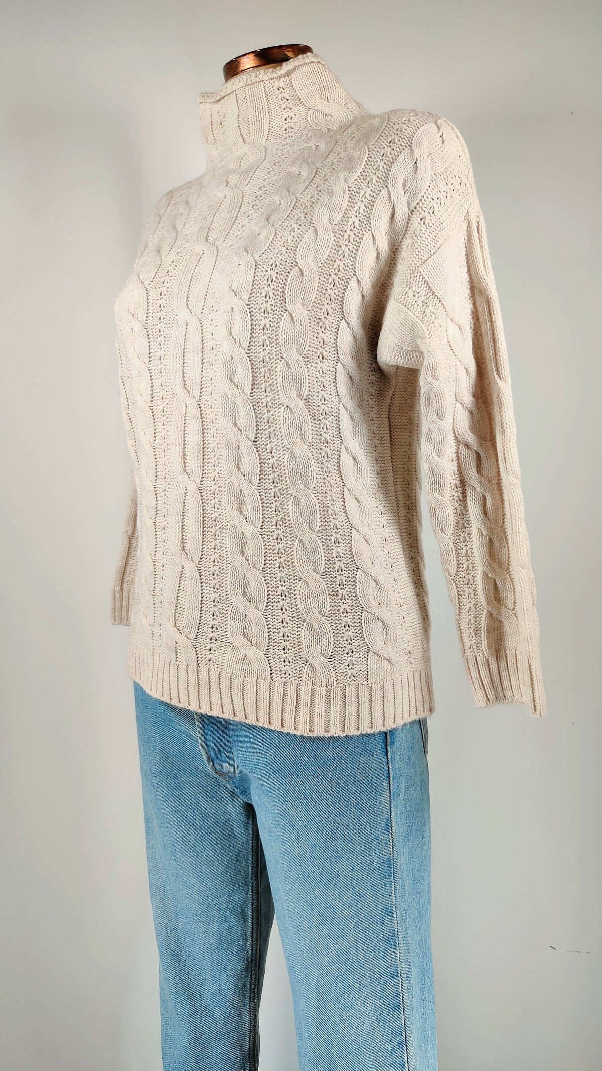 Jersey beige trenzado Reactivo