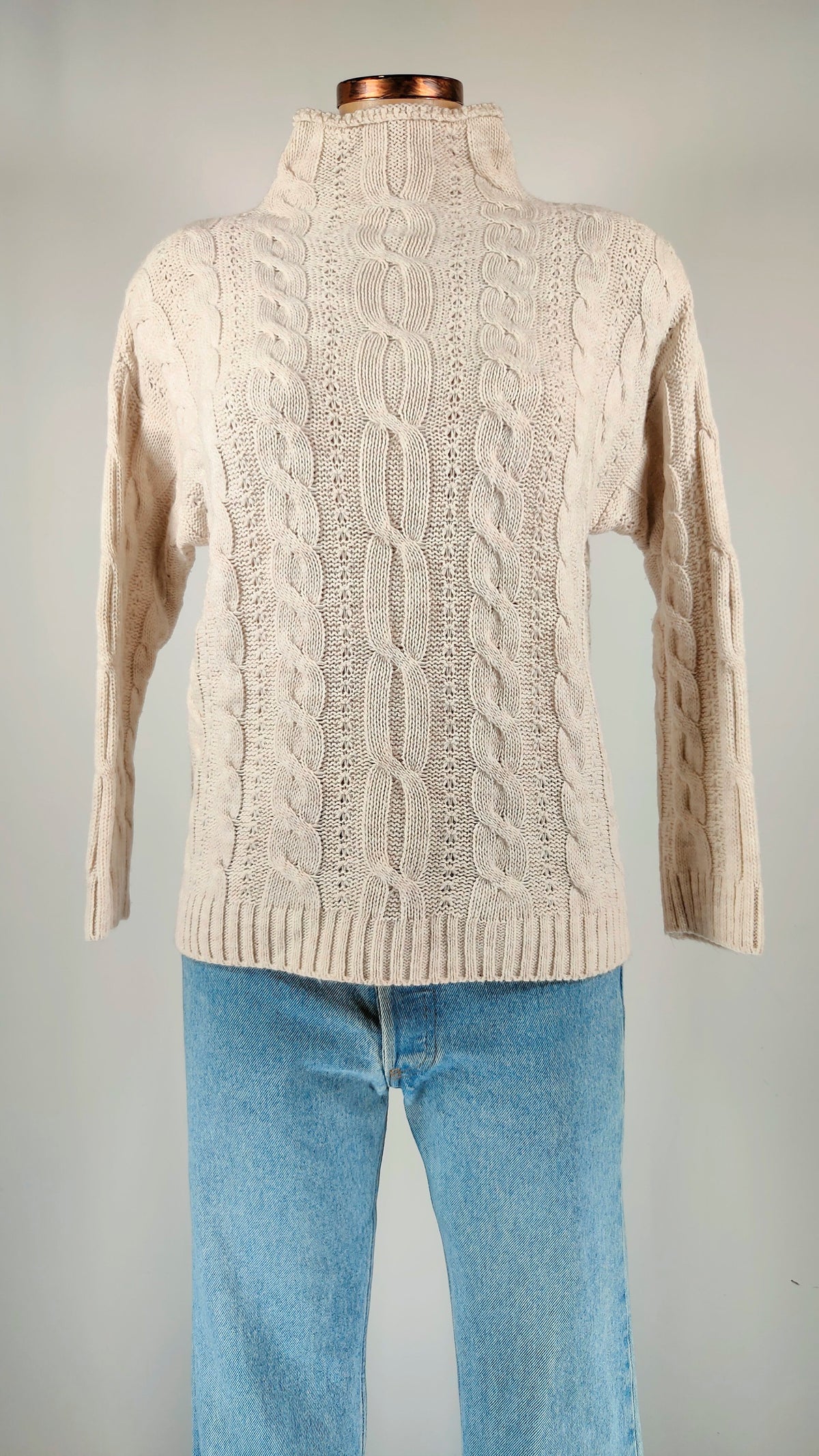 Jersey beige trenzado Reactivo