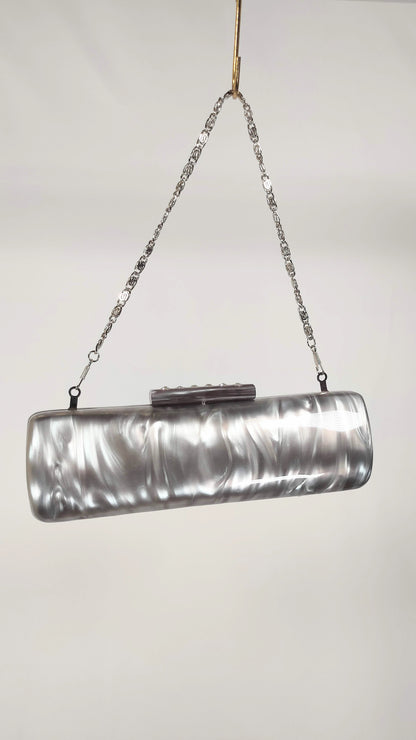 Clutch de fiesat gris