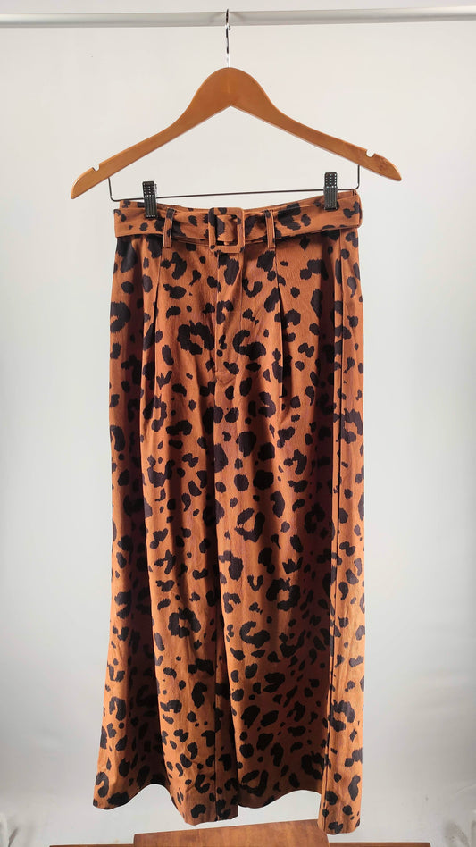 Pantalones palazzo animal print