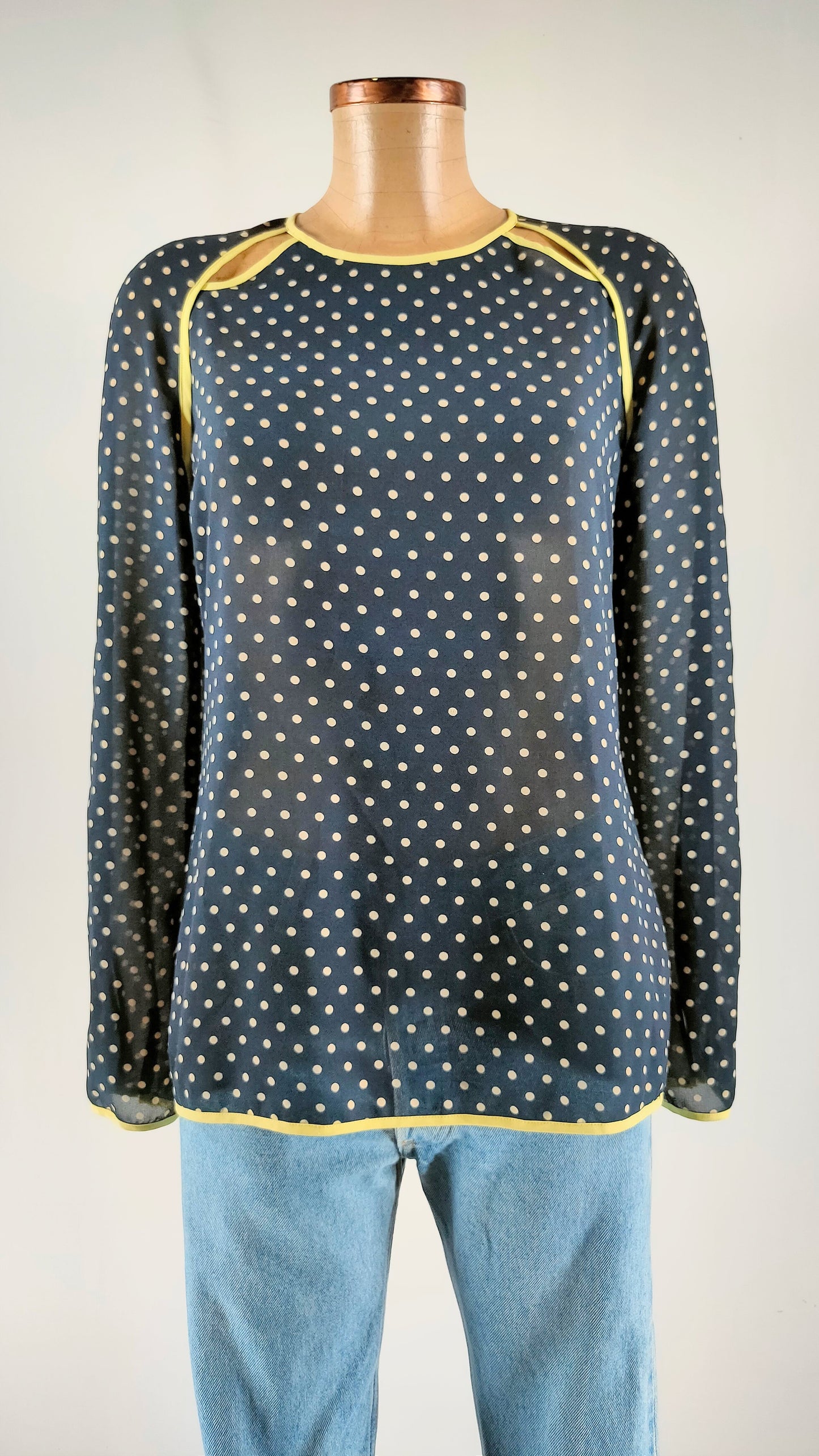 Blusa de topos Adolfo Domínguez