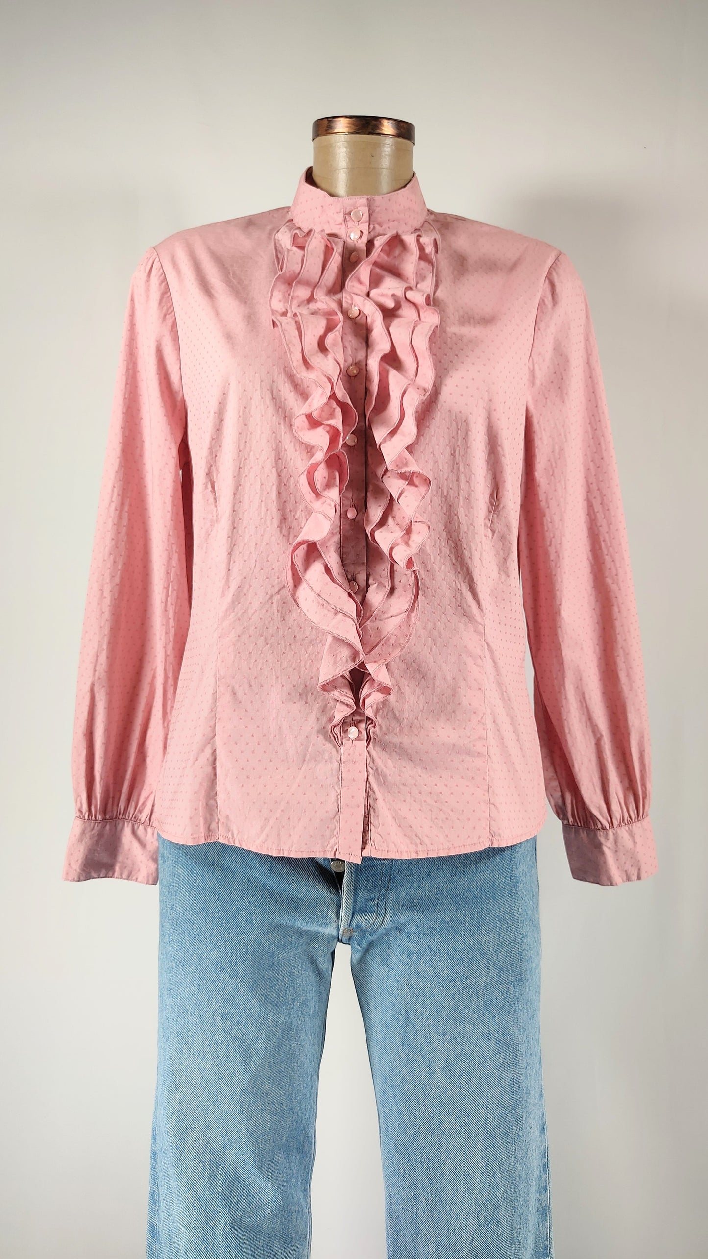 Camisa Amitié con topos rosas