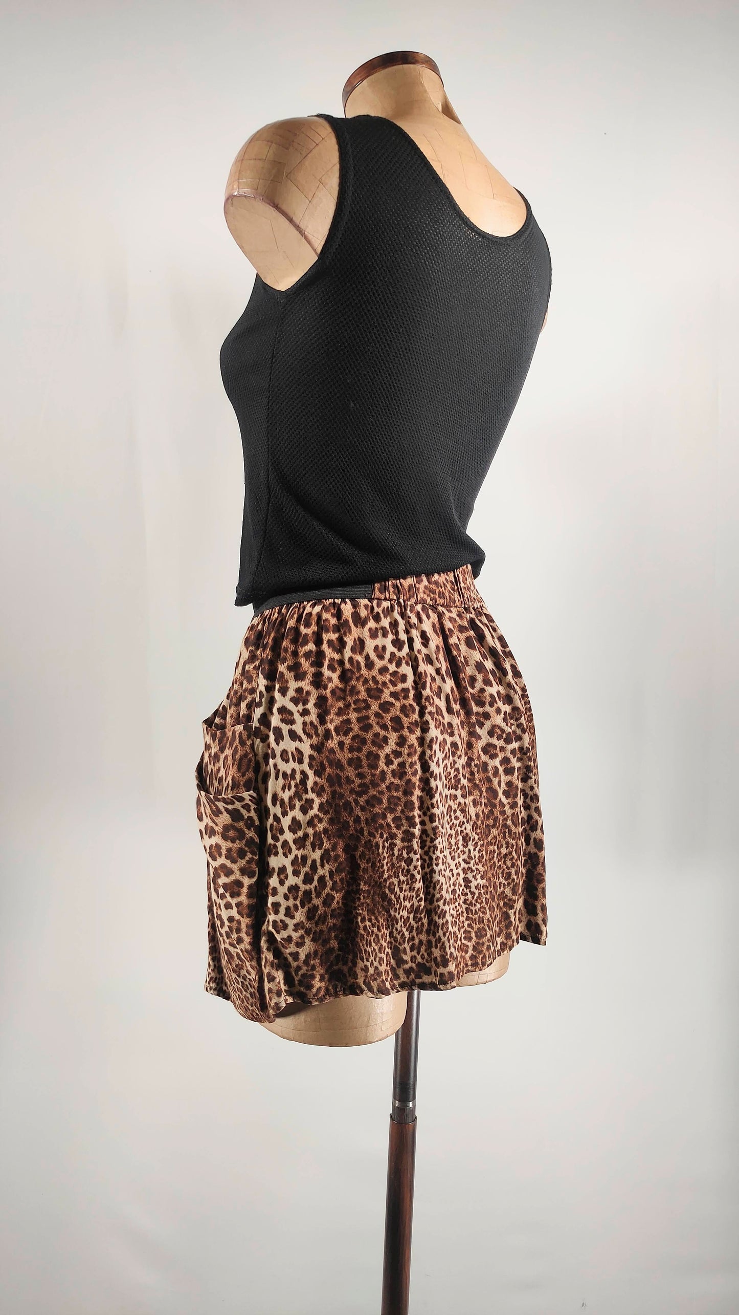 Minifalda animal print