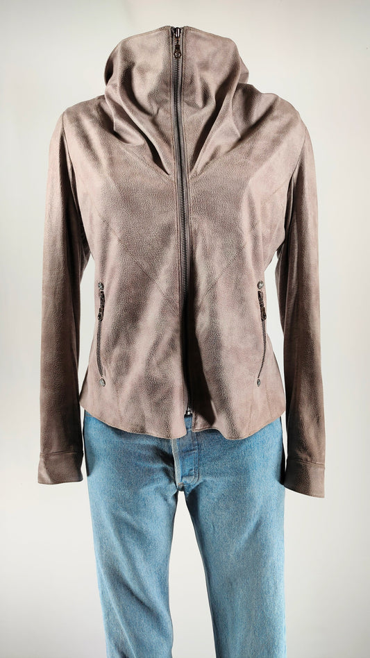 Chaqueta gris perla Civit