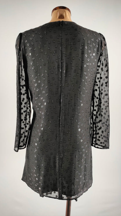 Vestido de seda Pedro del Hierro con lunares brillantes