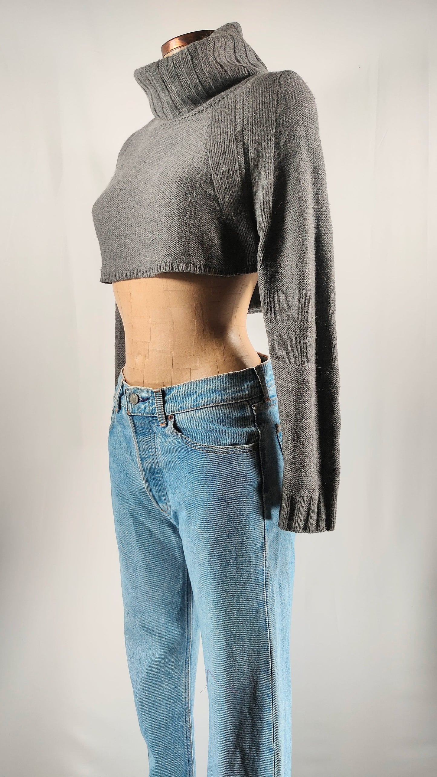 Jersey cropped gris Alpha