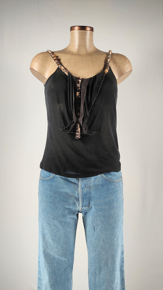 Top tirante con apliques