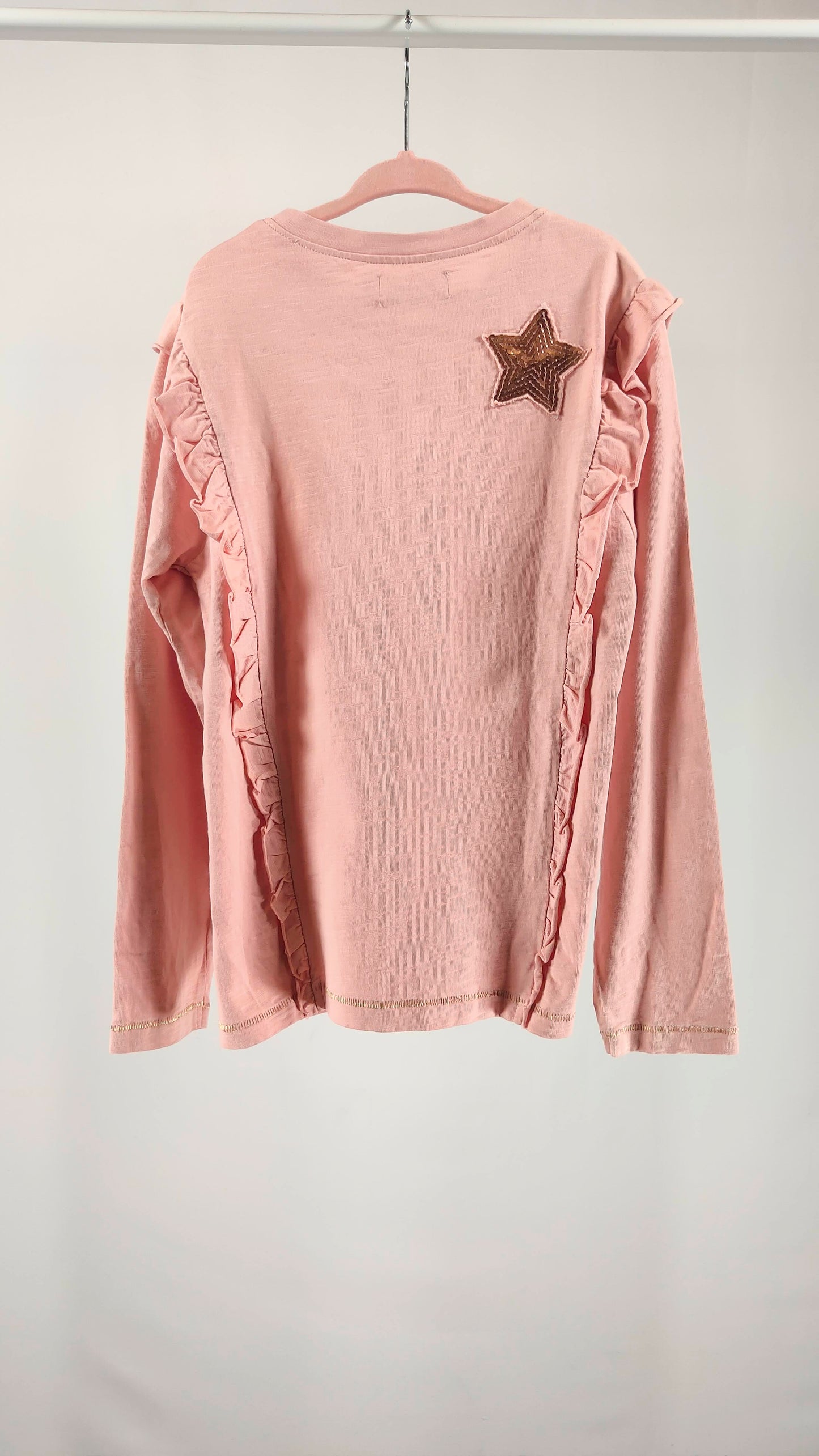 Camiseta con estrellas de lentejuelas