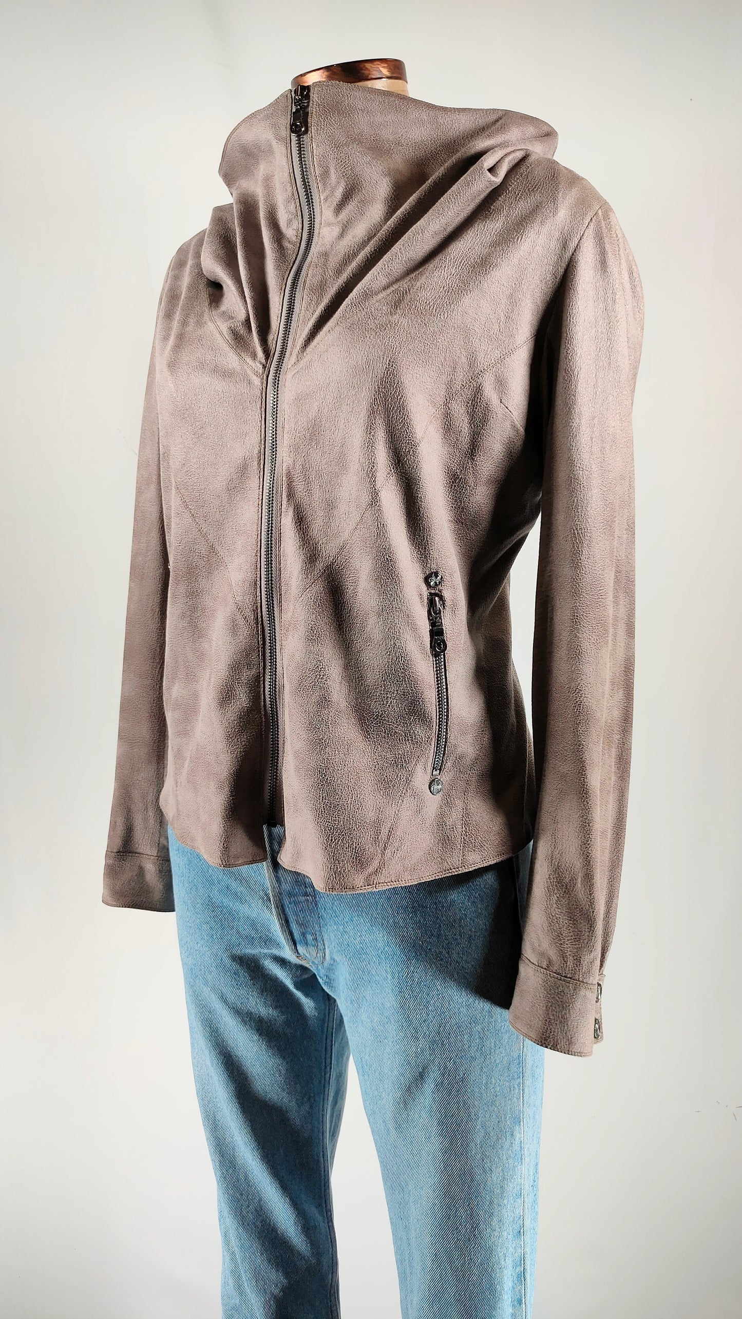 Chaqueta gris perla Civit