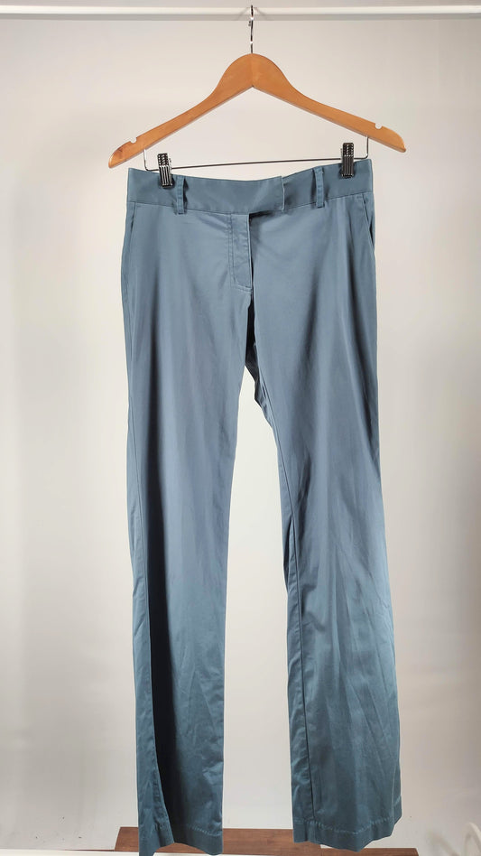 Pantalón recto azul