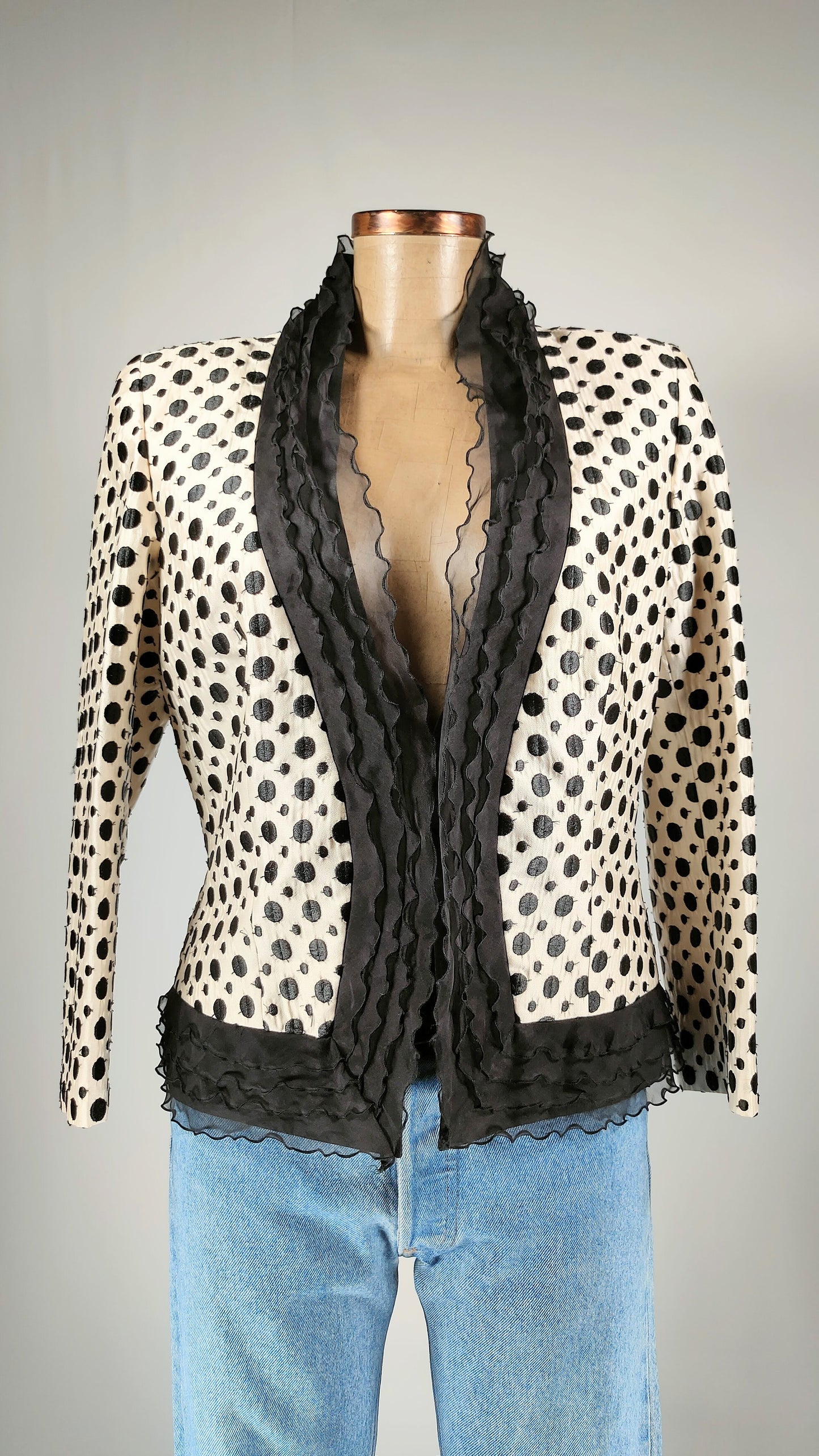 Chaqueta Vintage topos