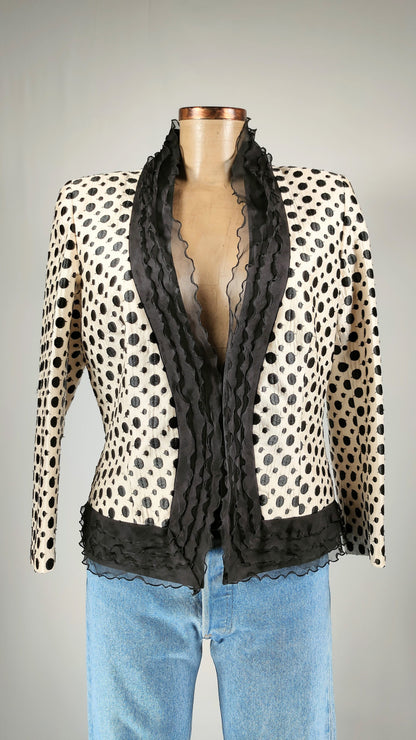 Chaqueta Vintage topos