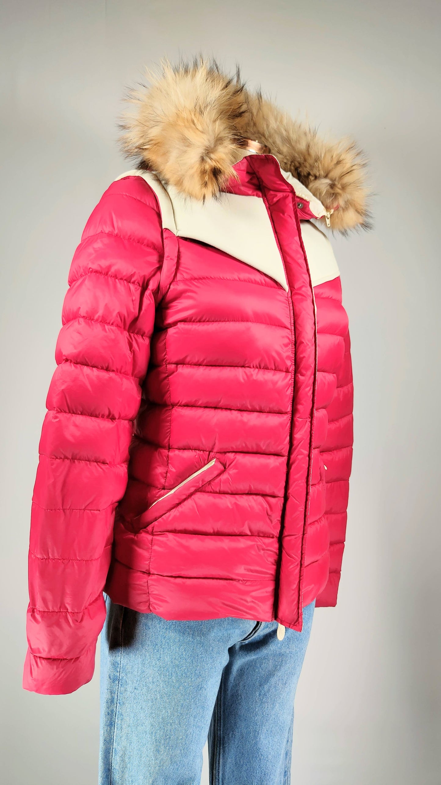 Anorak con pluma de oca