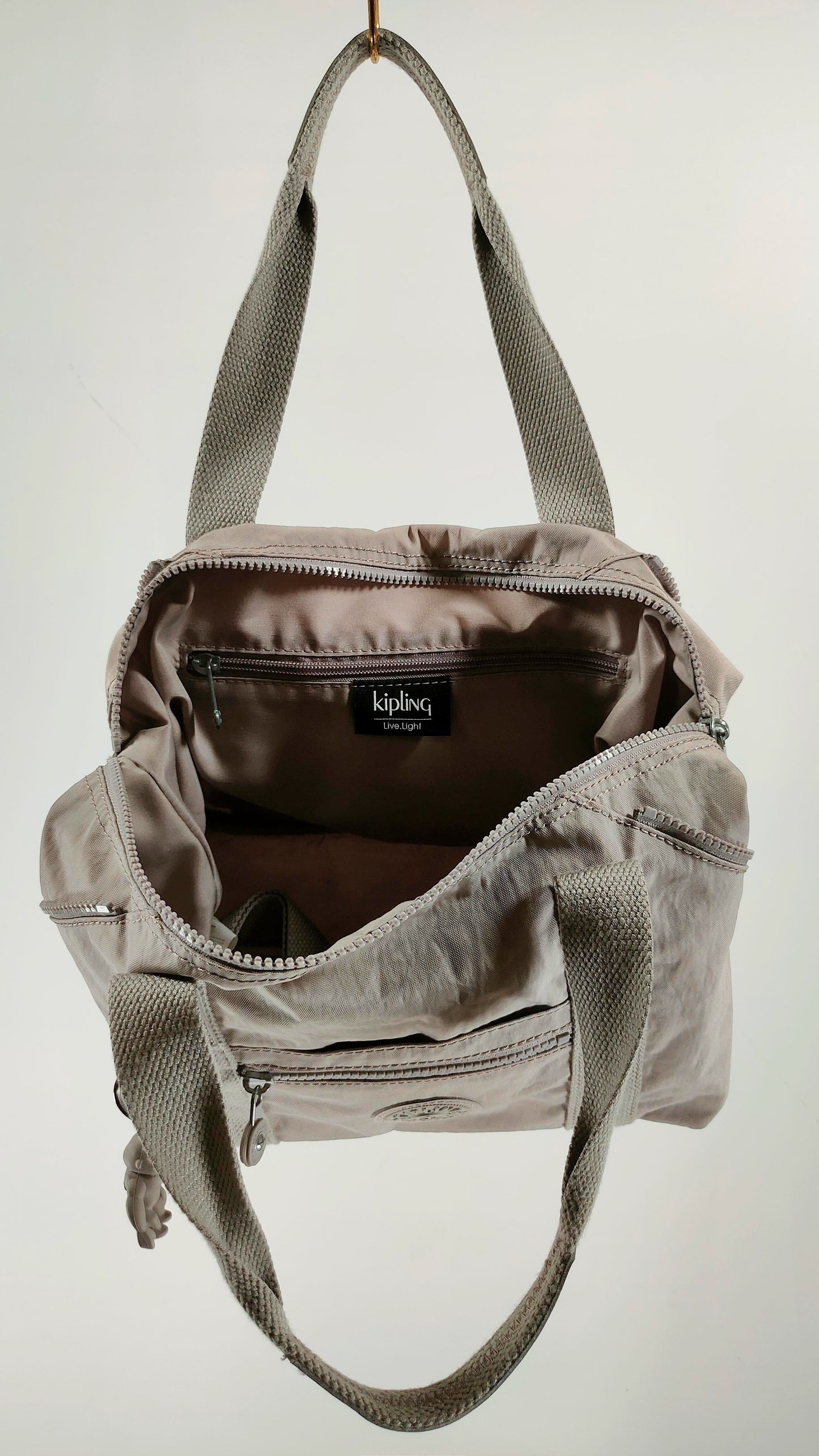 Bolso gris Kipling